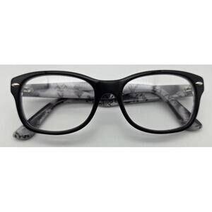Ray Ban RB1528 3803 Youth/Kids Black & White Eyeglasses FRAMES ONLY 48-16-130